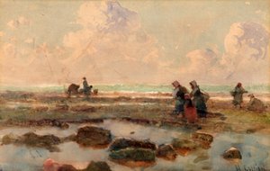 Pescando camarones de Hector Caffieri
